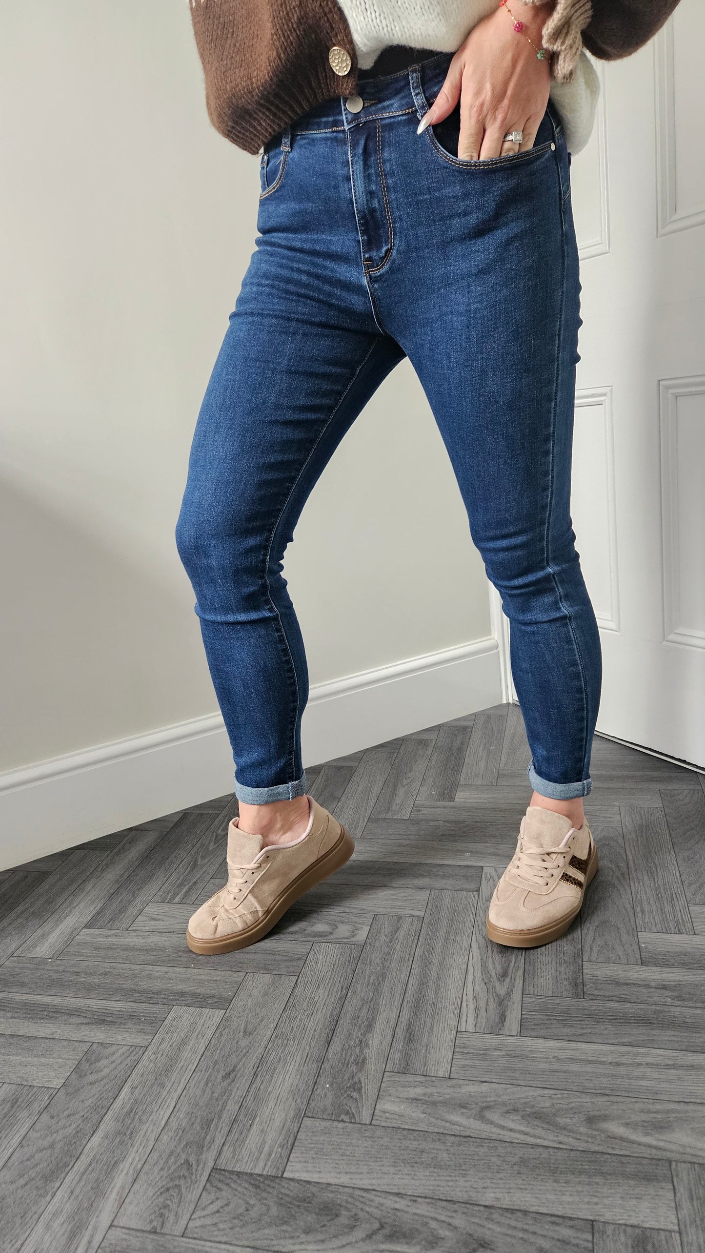 Sienna Skinny Jeans in Dark Denim (G Smack) - (choose your Size)