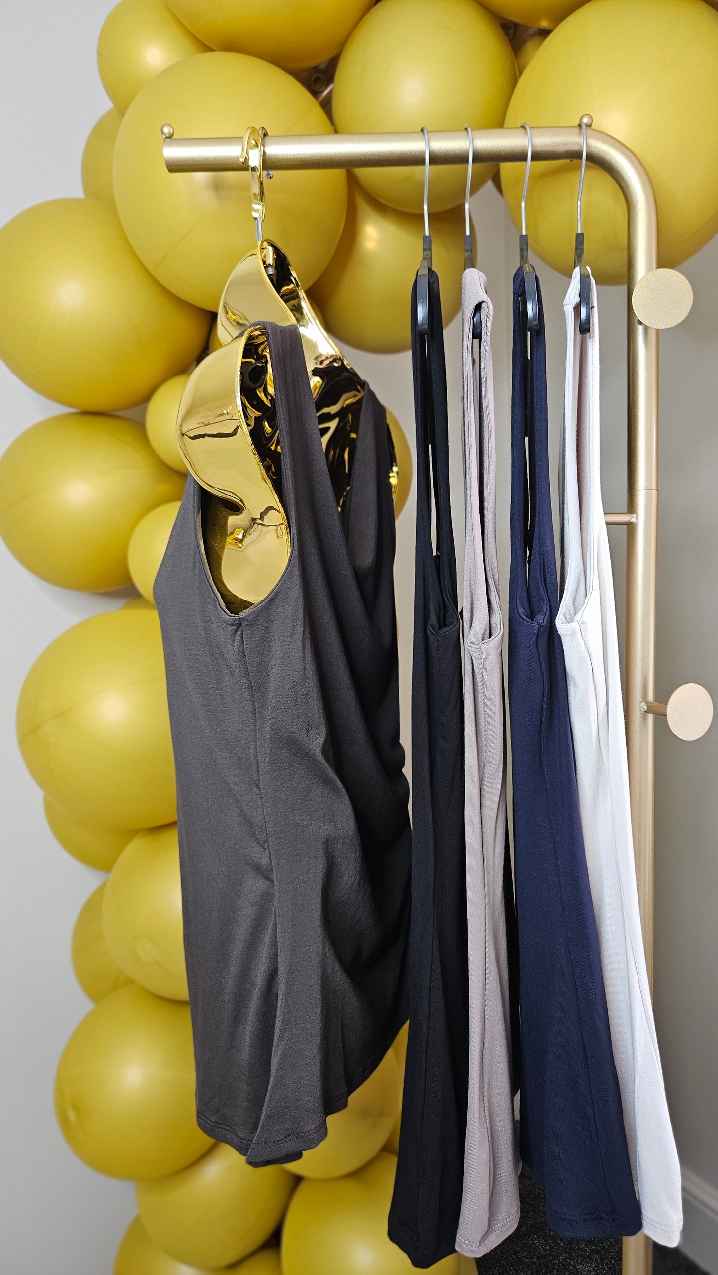 Double Layered V Neck Tops - (choose your Colour) - One Size