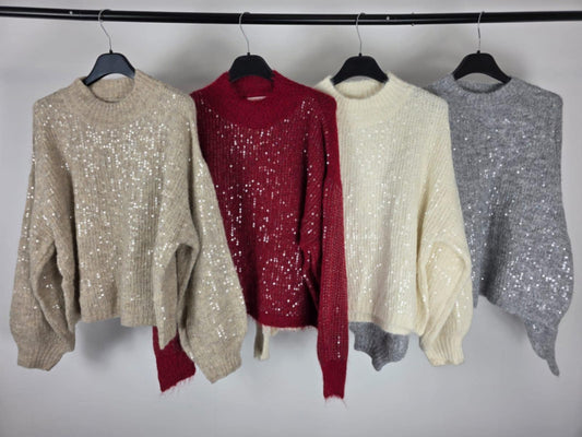 Glinda Sequin Jumper - ( Choose your colour )