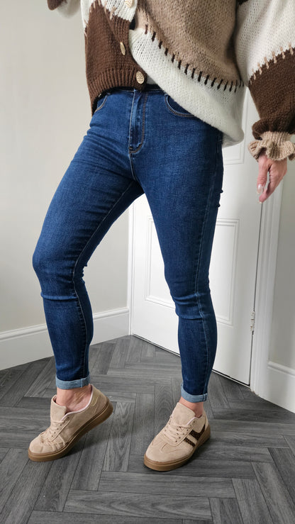 Sienna Skinny Jeans in Dark Denim (G Smack) - (choose your Size)