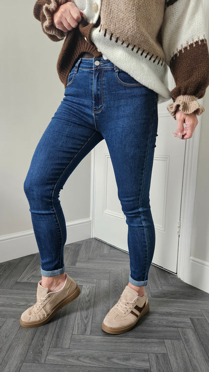Sienna Skinny Jeans in Dark Denim (G Smack) - (choose your Size)